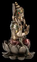 Ganesha Figure on Lotus Throne
