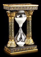 Egyptian Hourglass with Ankh and Eye of Ra Symbols