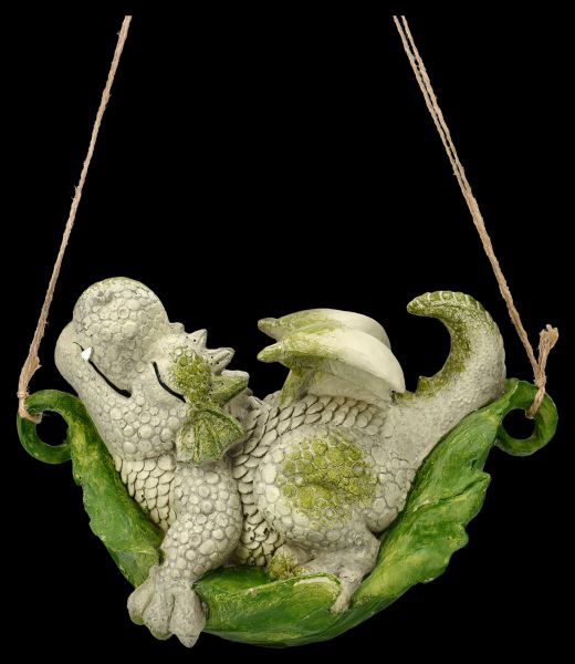 Garden Figurine - Dragon in Hammock