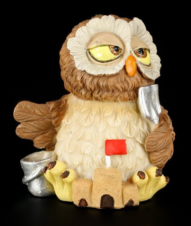 Beach Owl - Funny Figurine