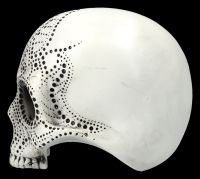 Skull Figurine - Pointillist Small