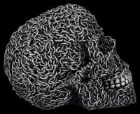 Skull Figurine - Silver Chains