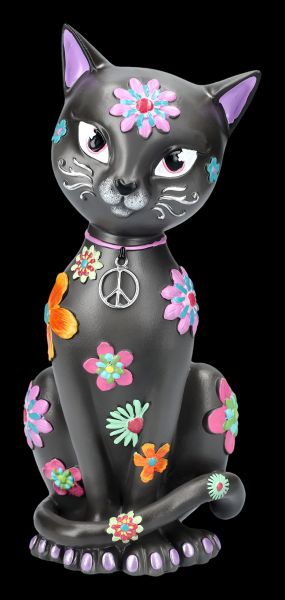 Cat Figurine - Hippy Kitty