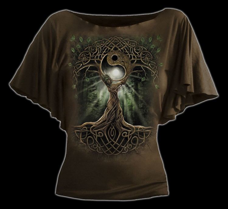 Damen Shirt - Fantasy Lebensbaum - Oak Queen