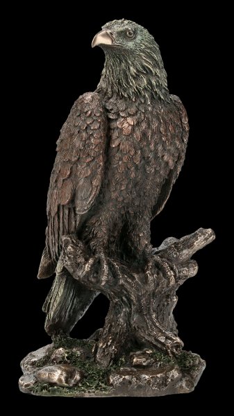 American Bald Eagle Figurine on Bough