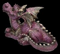 Dragon Figurine lying purple