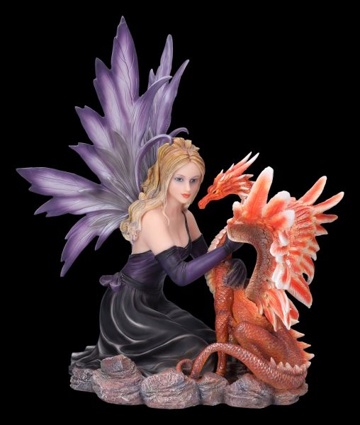 Fairy Figurine - Tiara with Fire Dragon