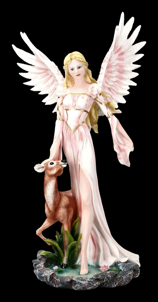 Engel Figur - Wächterin der Waldtiere