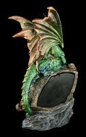 Dragon Figurine with LED - Eye of the Dragon - Green