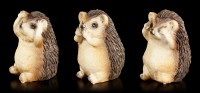 Hedgehog Figurines - No Evil...