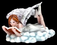 Angel Figurine - Anja Reads Book on Cloud