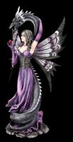 Fairy Figurine XL - Carnis with Dragon Serpent