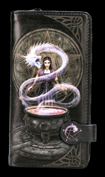 Alchemy Gothic Wanddeko Uhr Wanduhr Fantasy Vesoeritide Tarot Queen 