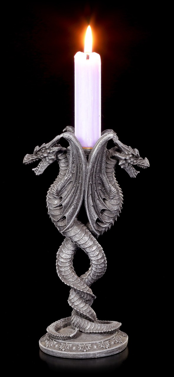 Drachen Kerzenhalter - Entwinded Dragons
