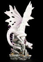 Drachen Elfe - Dragon Guard mit großem weißen Drachen
