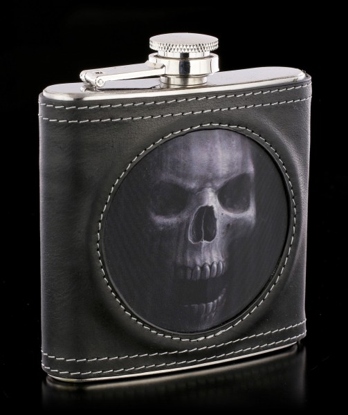 Hip Flask with Skull - The Watcher 3D