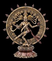 Shiva Figur als Nataraja - im Flammenkreis