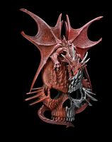 Wall Plaque Dragon & Skull - Serpent Infection