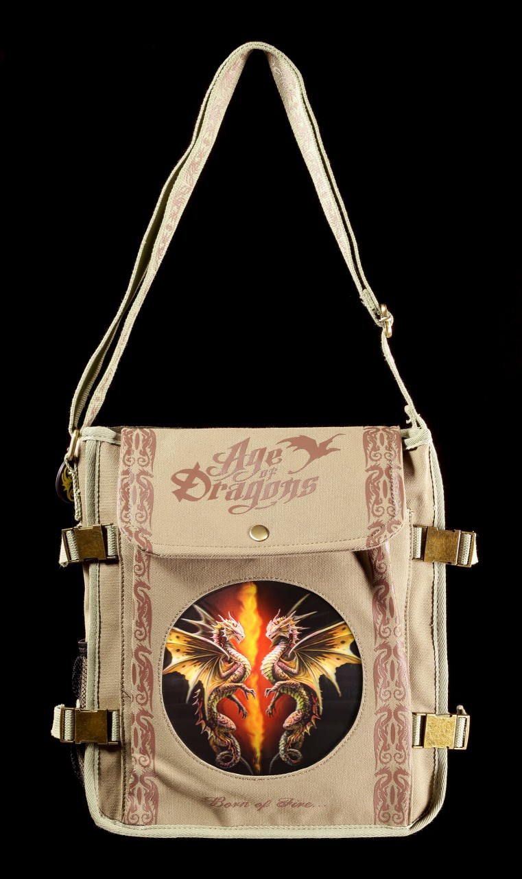 Side Bag with 3D Picture - Desert Dragons by Anne Stokes
