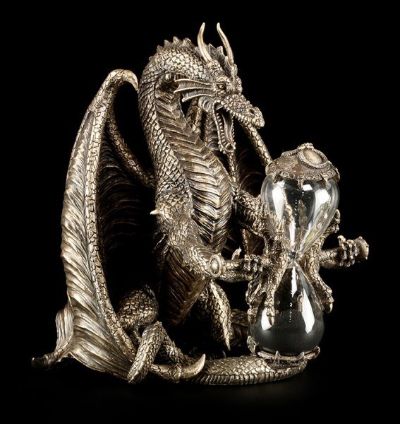 Dragon Sandglass - bronzed