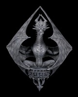 Wall Plaque - Dragon of Diamonds by Stanley Morrison