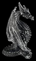 Dragon Figurine - Guardian silver