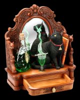 Cat Figurine - Absinthe by Lisa Parker