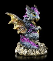 Dragon Figurines Set of 4 - Lucky Coins
