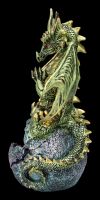 Green Dragon Figurine - Meditation