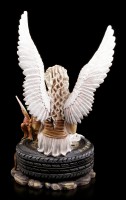 Angel Figurine - Nienna with Dragon and Car Tire