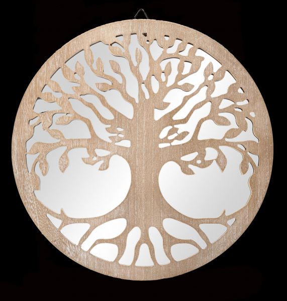 Wall Plaque - Tree of Life with Mirror