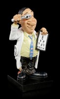 Funny Job Figurine - Eye Doctor with Ophthalmoscope