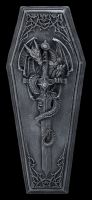 Box Coffin - Dragon on Sword