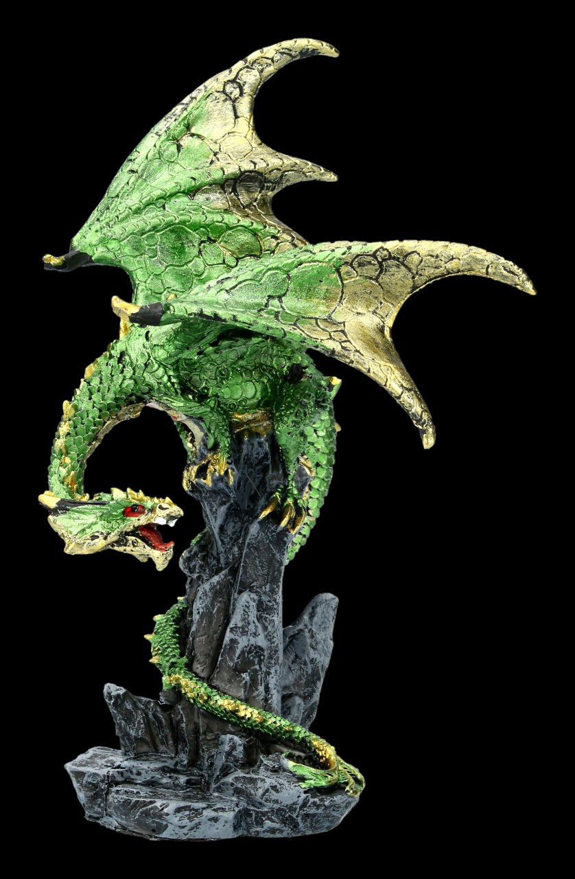 Dragon Figurine - Hear me Roar - green