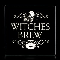 Alchemy Untersetzer Witches Brew Gothic Tischdeko Keramik Deko 