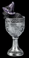 Hexen Katzen Figur in Kelch - Coven Cup