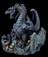 Dragon Figurine Bookend - Fafner guards Treasure