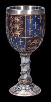 Knight Goblet with Medieval Crest