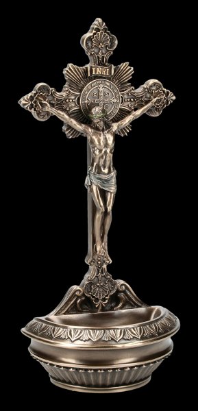 Kruzifix - Jesus Weihwasserbecken