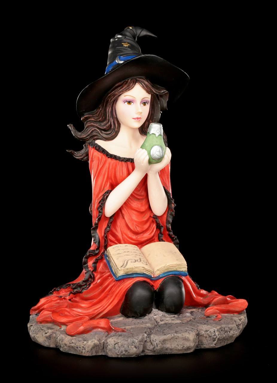 Witch Figurine - Ruby with Magic Potion
