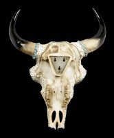 Wall Plaque Bull Skull - Native American