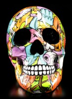 Colourful Comic Skull - Calypso
