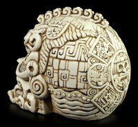 Skull - Aztec Cranium - White