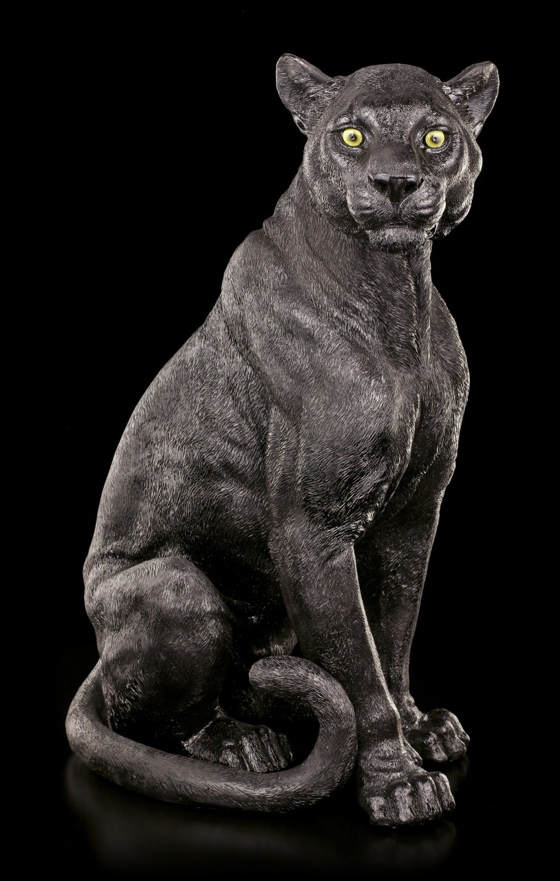 Schwarzer Panther Figur - Dark Stalker