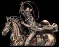 Cowboy Figurine on Horse - Throwing a Lasso