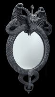 Wall Mirror - Baphomet with Serpents