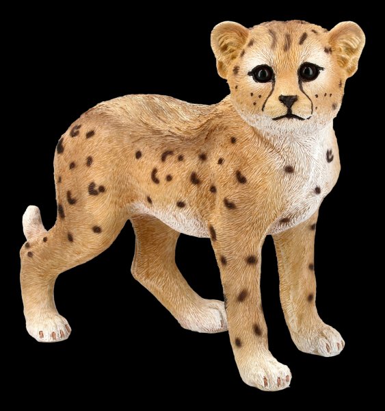 Gartenfigur - Leoparden Baby