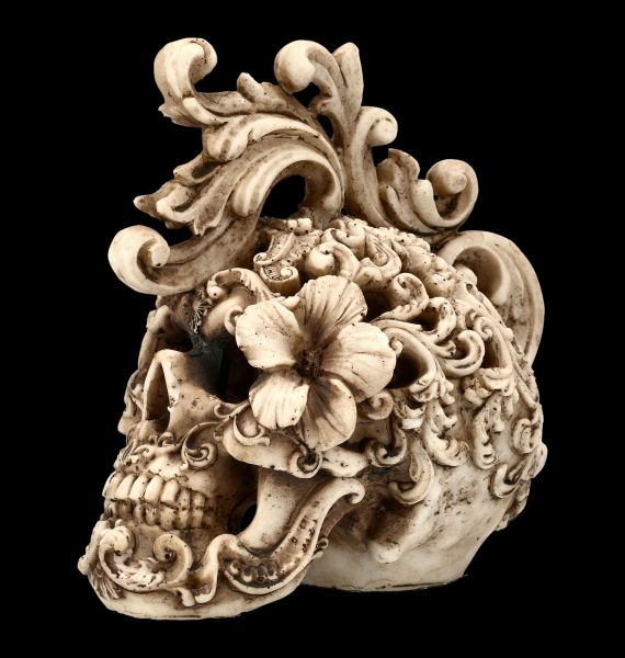 Skull Figurine - Rococo