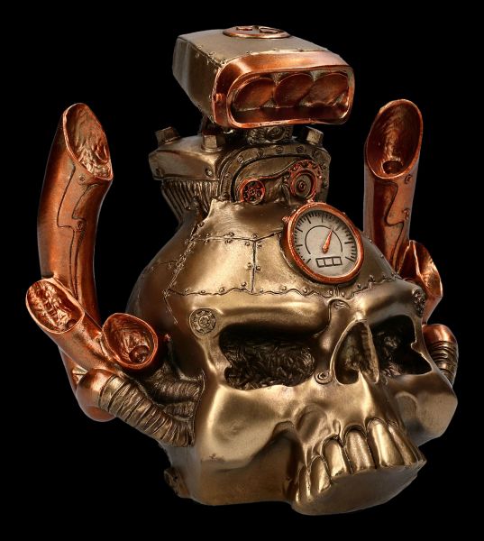 Steampunk Skull - Petrol Head