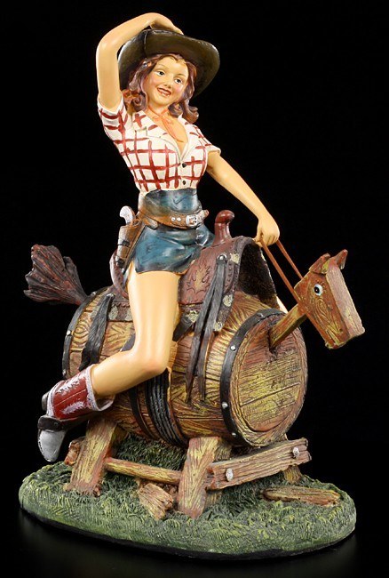Cowgirl Pinup Figur - Rodeo